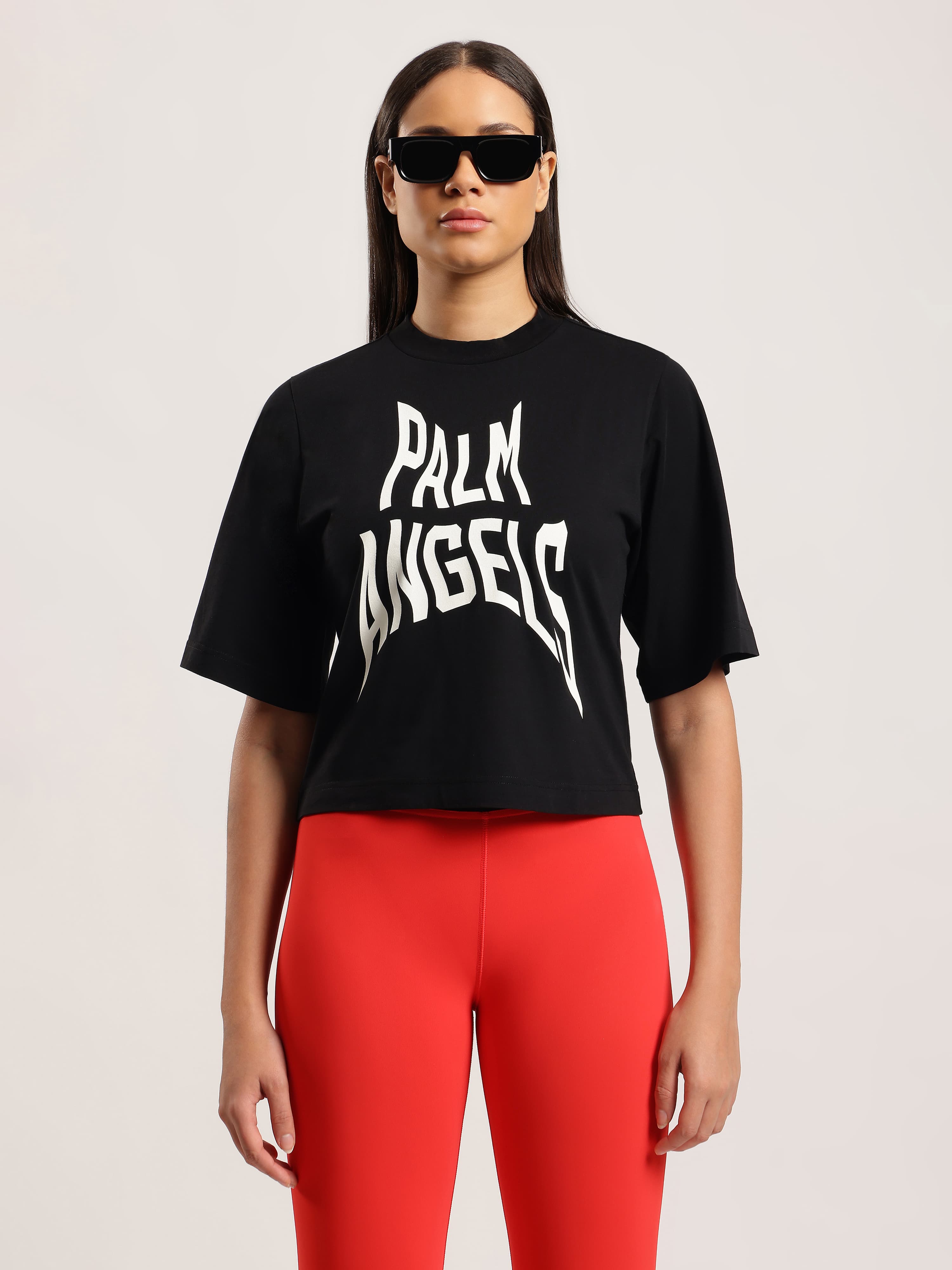 PALM DISTORTED BOXY TEE