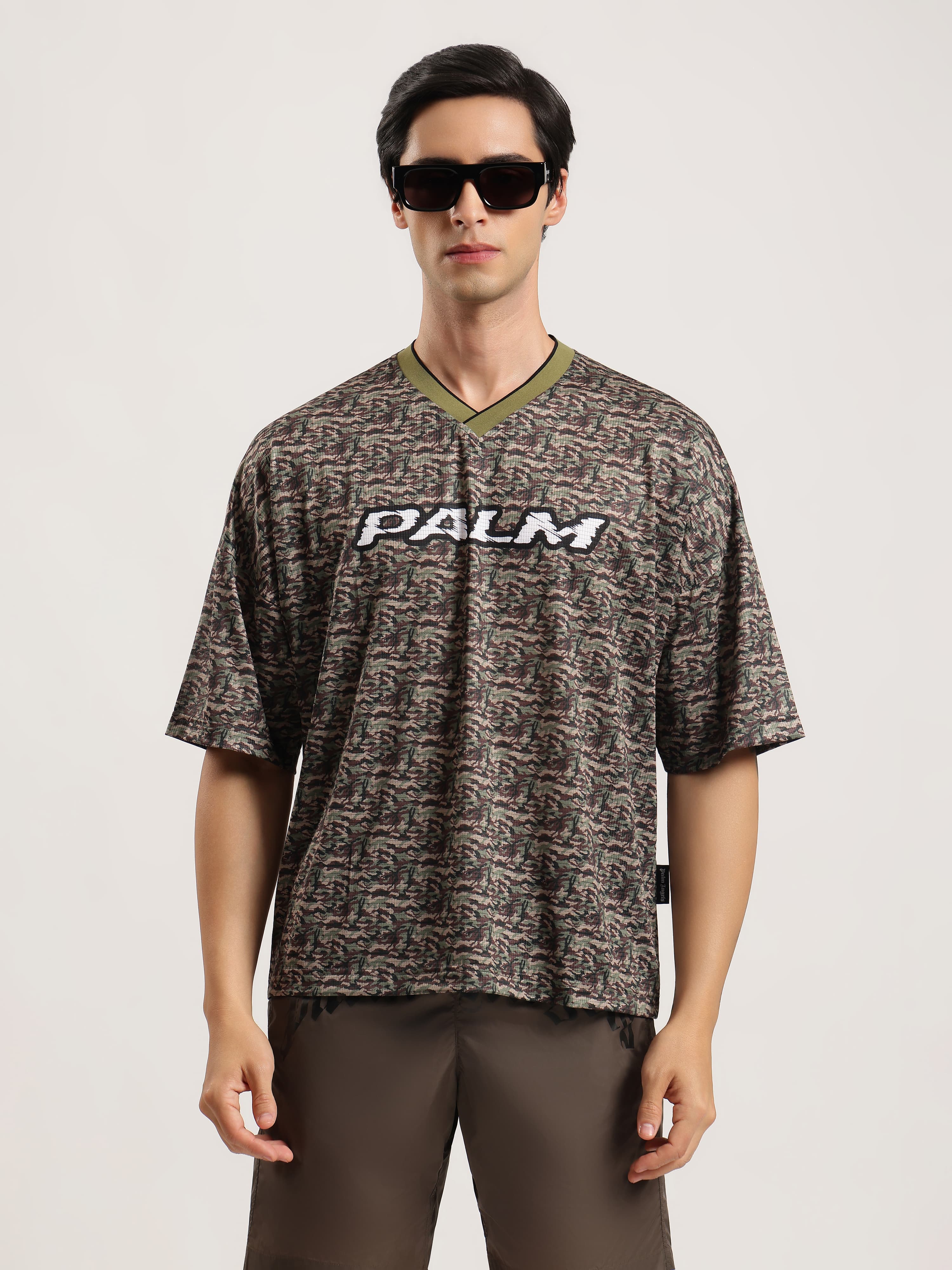 CAMO ALLOVER PALM SPORT TEE
