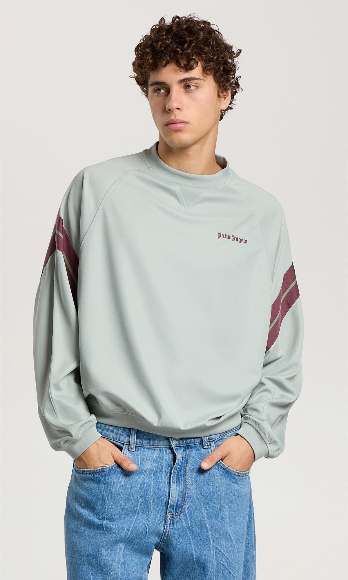 URBAN LOGO TRACK CREWNECK