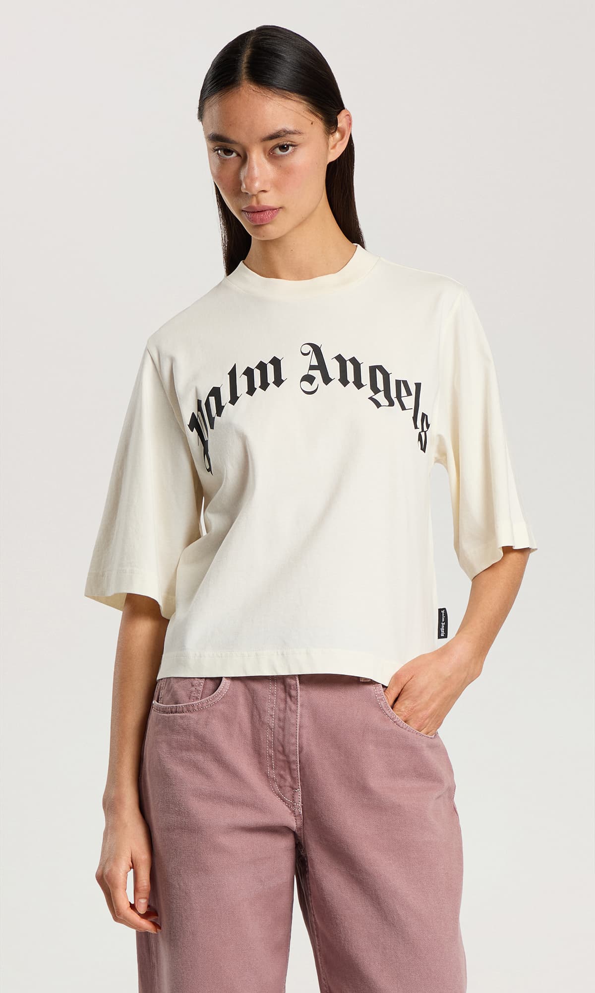 CURVED LOGO BOXY TEE